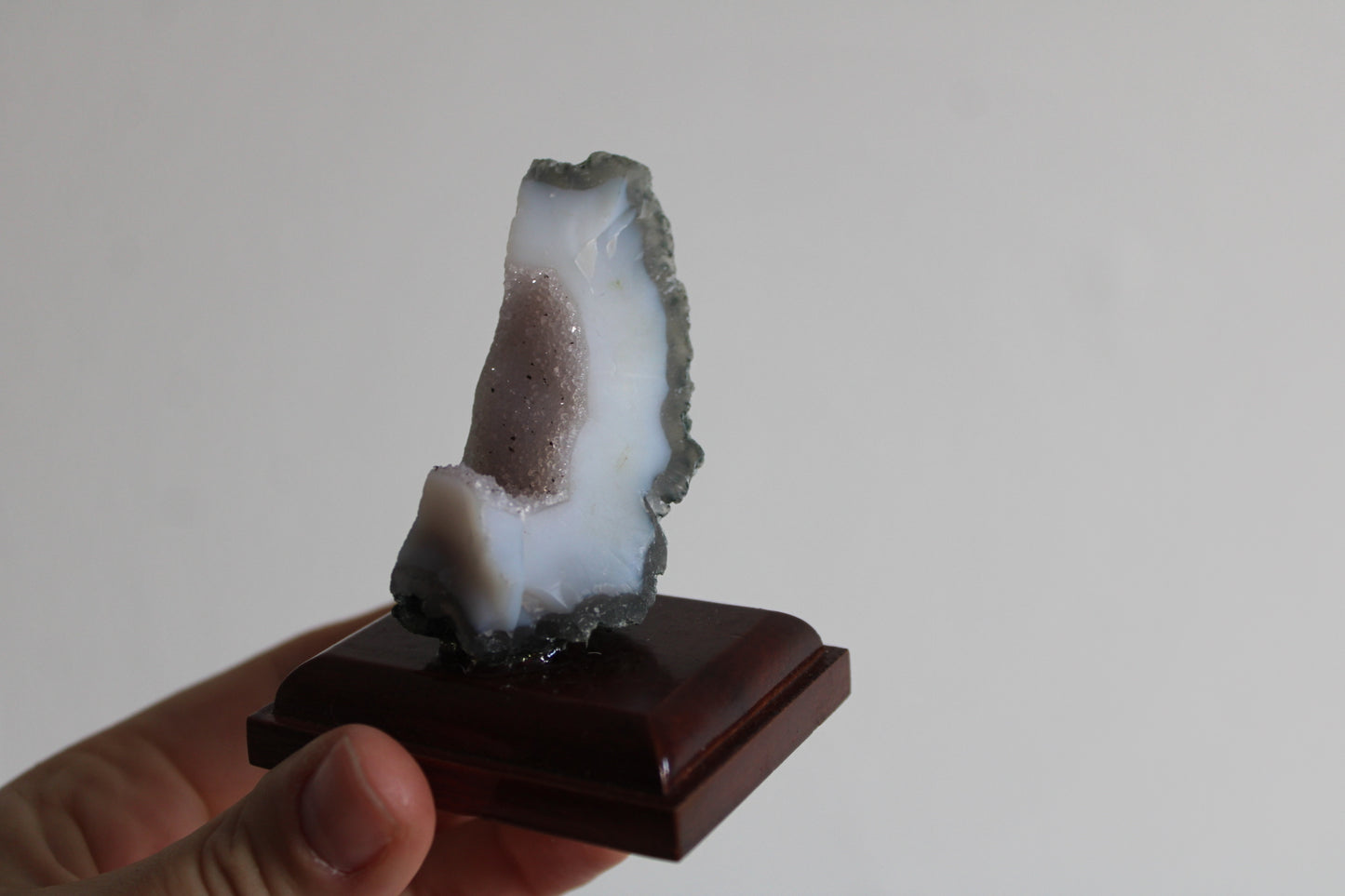 Geode on platform