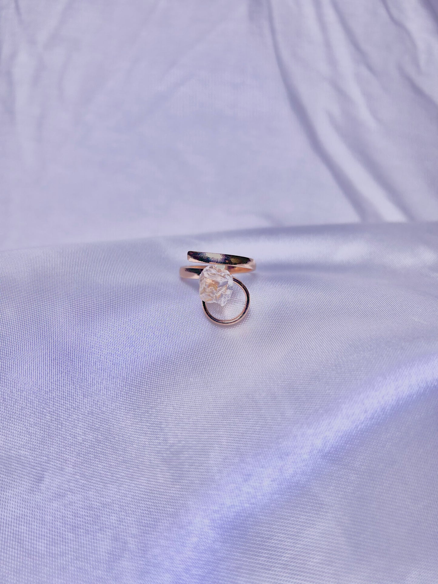 Gold plated rings adjustable
