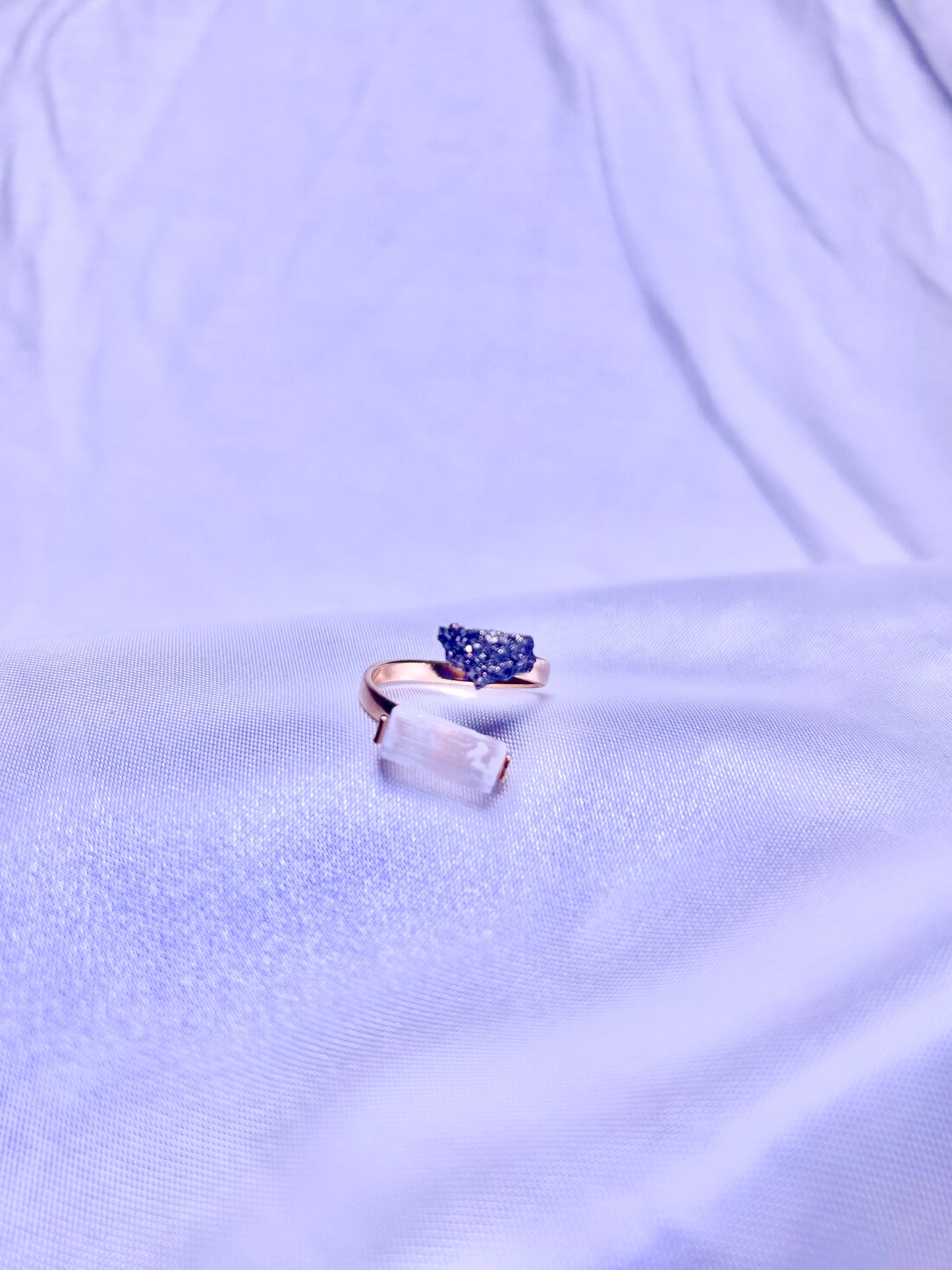 Gold plated rings adjustable