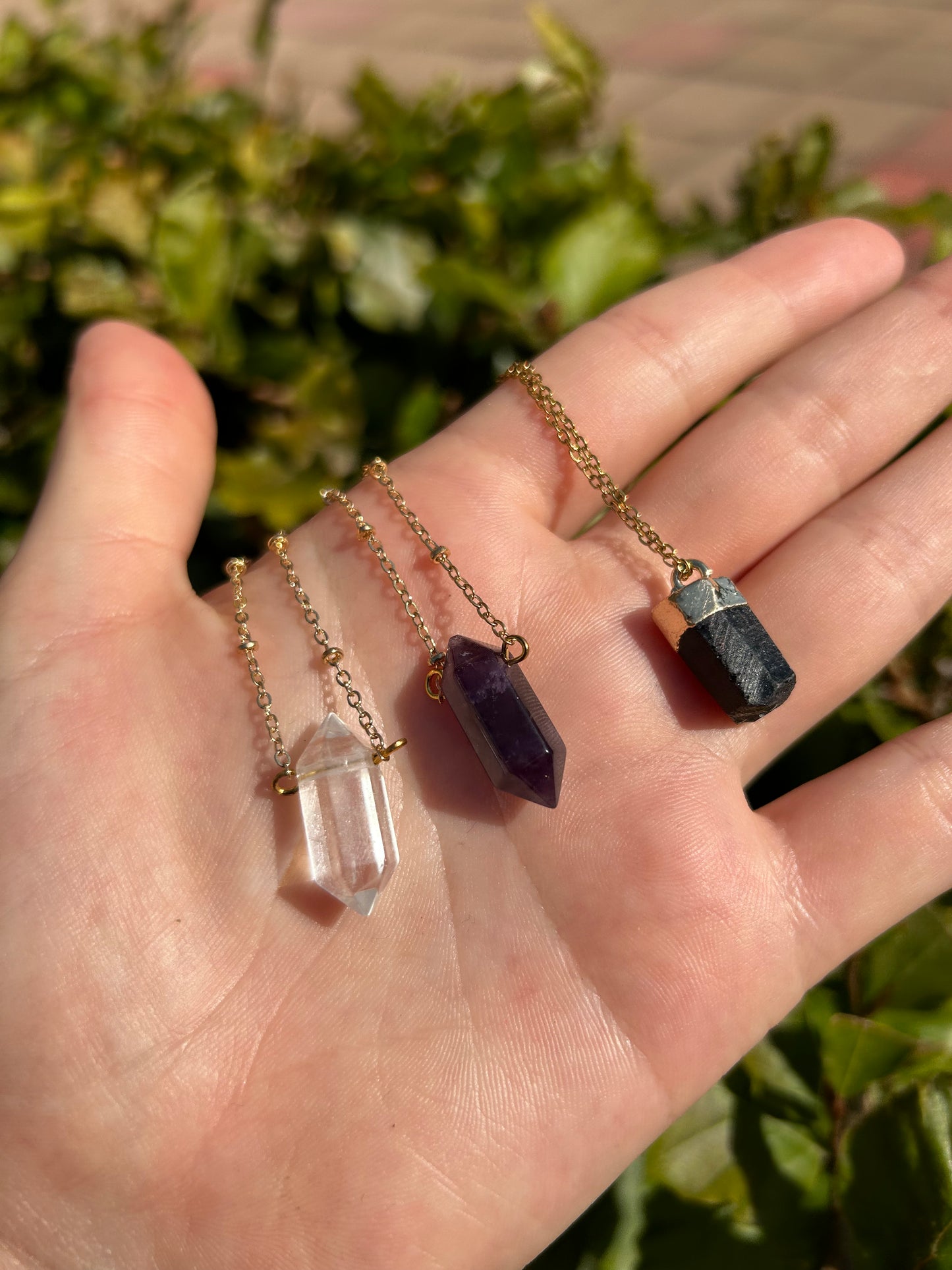 Golden Point necklace