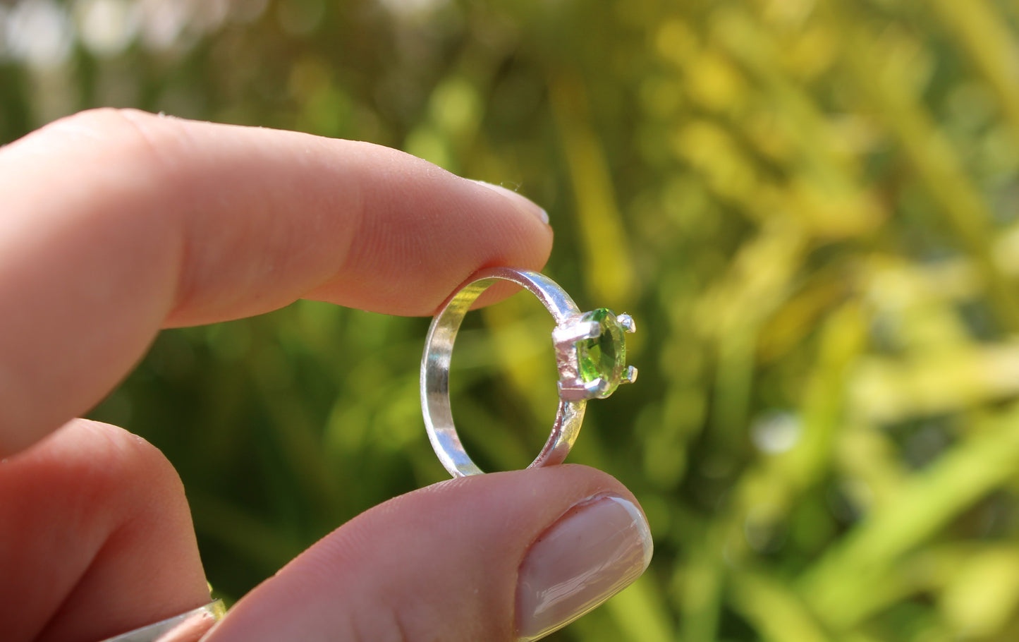 Simple stone rings
