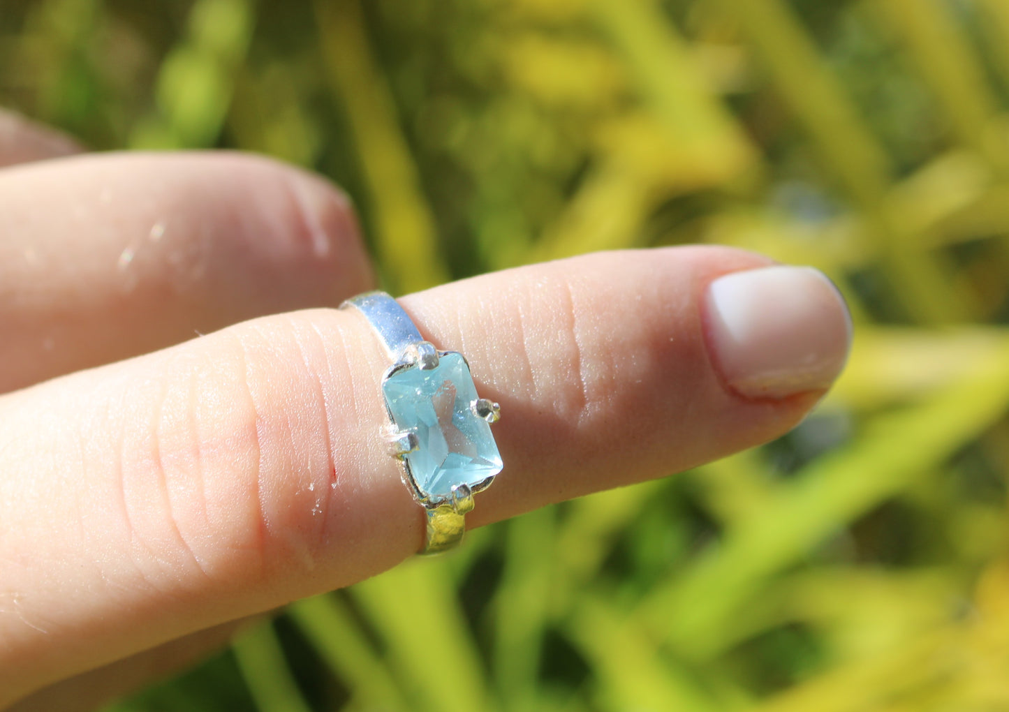 Simple stone rings
