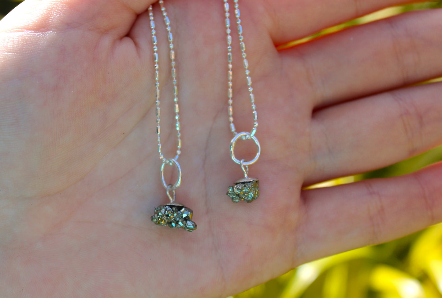 Rough Pyrite Pendant