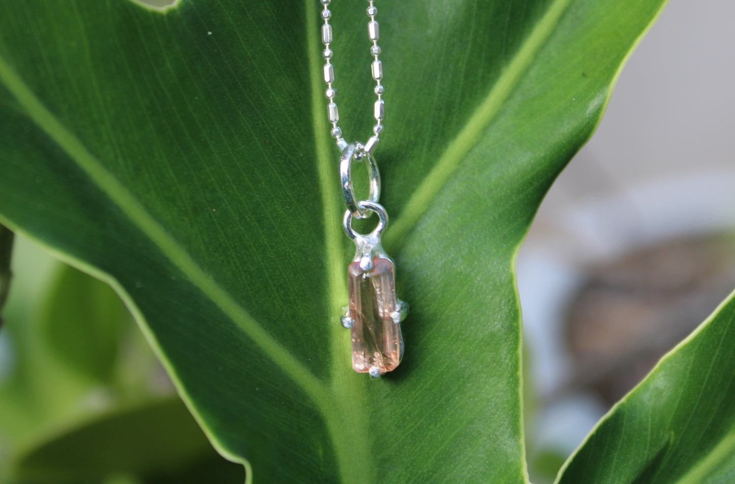 Imperial Topaz rectangle earring or pendant