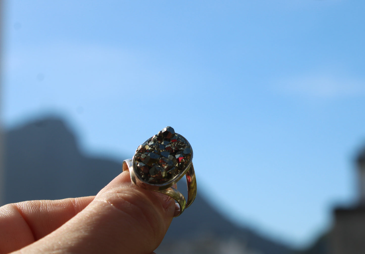 Pyrite ring