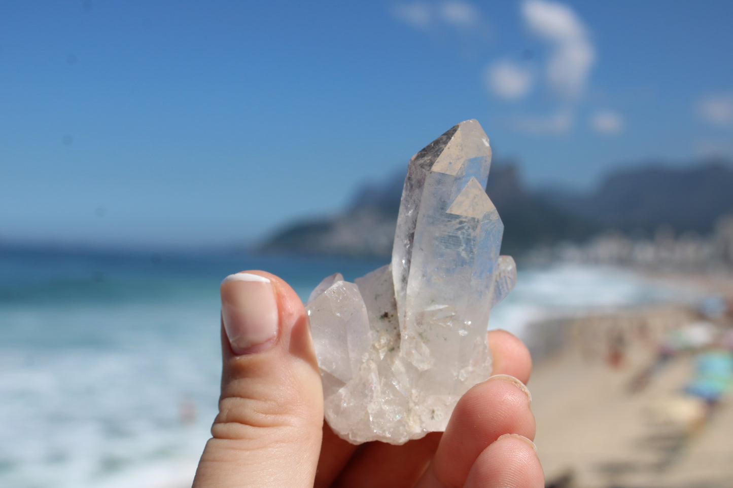 Clear Quartz Crystal Geode