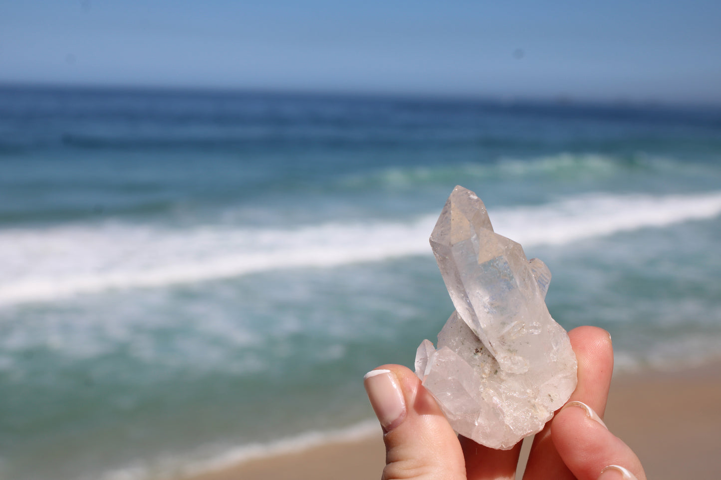 Clear Quartz Crystal Geode